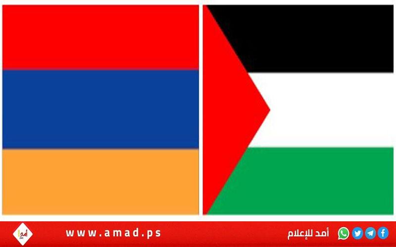 عباس  يشكر رئيس أرمينيا على اعتراف بلاده بدولة فلسطين