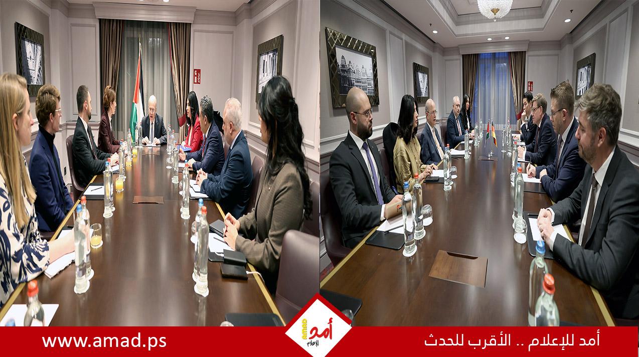 مصطفى يبحث مع عدد من وزراء الخارجية والمسؤولين الأوروبيين جهود تثبيت وقف إطلاق النار في قطاع غزة