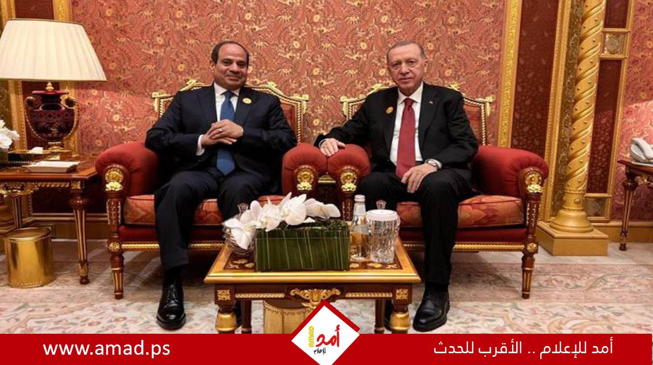 السيسي وأردوغان يؤكدان على تثبيت وقف النار في غزة وحقوق الشعب الفلسطيني