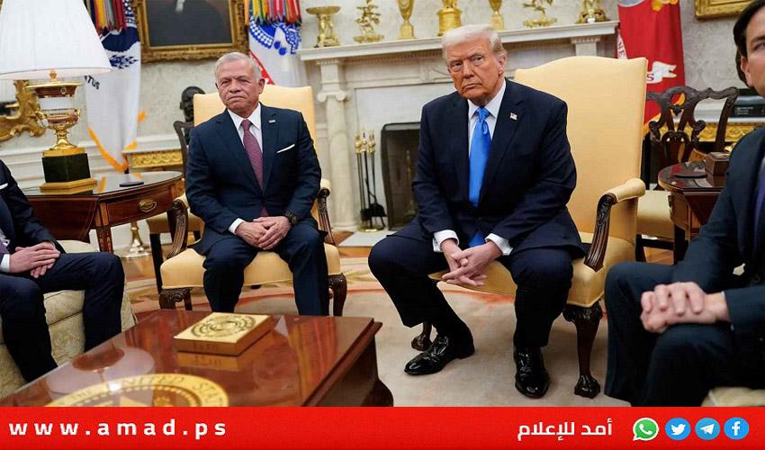 الملك عبد الله يتلقى دعوة من ترامب للانضمام إلى "مجلس السلام" في غزة