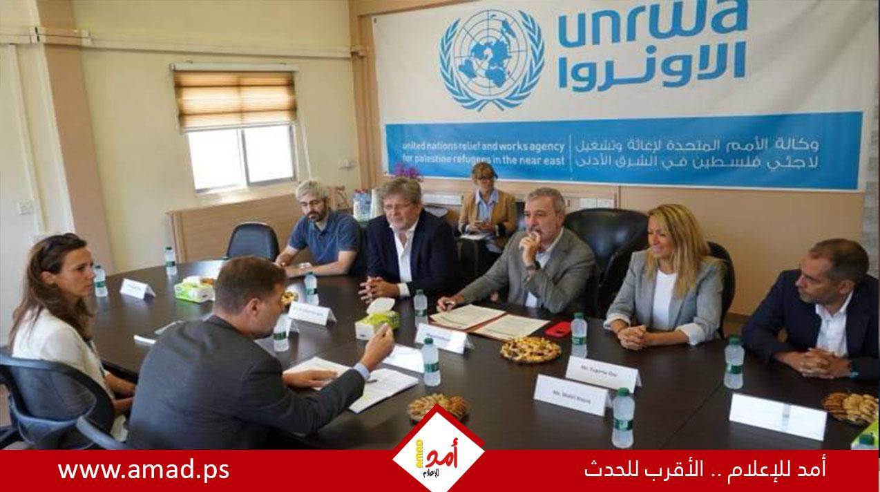 من الأردن.. عمدة برشلونة يضاعف دعمه للأونروا إلى 400 ألف يورو
