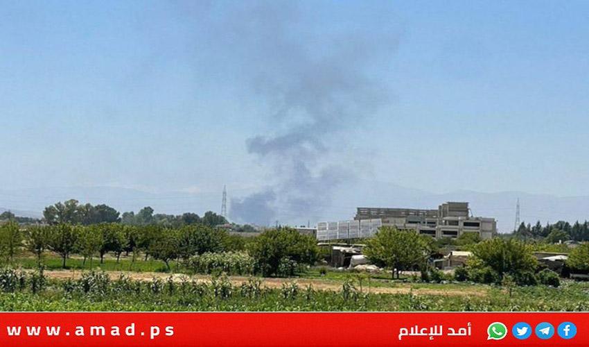 مسيرة لجيش الاحتلال تستهدف سيارة على طريق القنيطرة دمشق