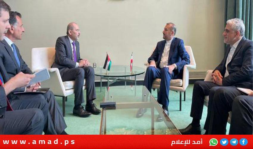 الصفدي لعبد اللهيان: لن نسمح لـ إيران وإسرائيل بخرق الأجواء الأردنية