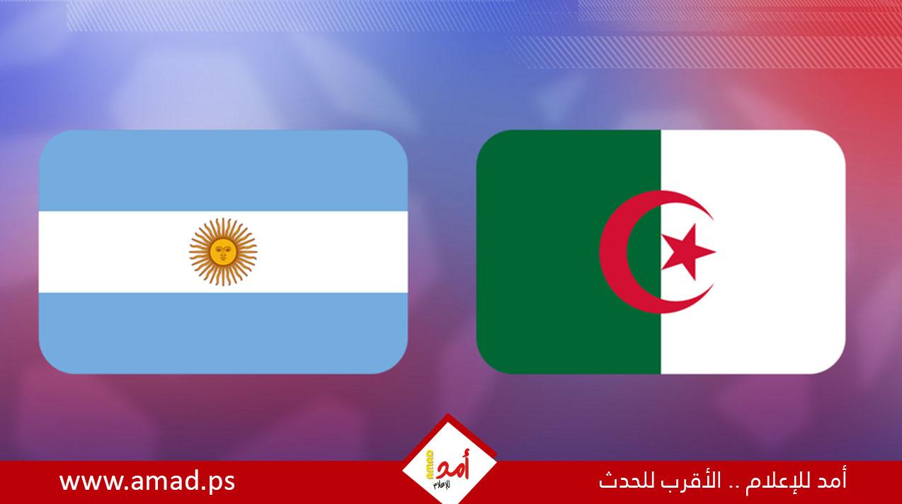 الجزائر تقدم شكوى للفيفا بسبب الأخطاء التحكيمية فى مباراة الأرجنتين