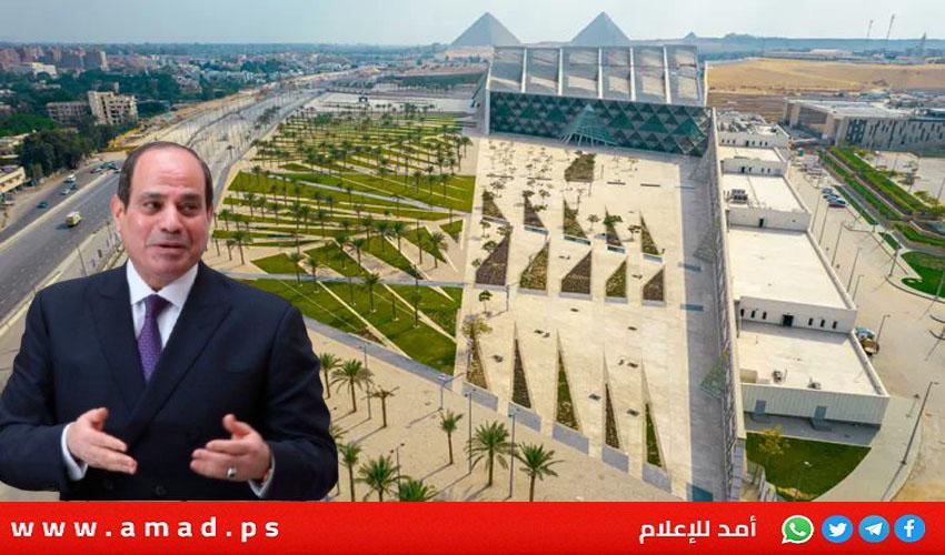 السيسي يغرد من "مهد الحضارة الإنسانية" مرحبا بضيوف مصر الطيبة