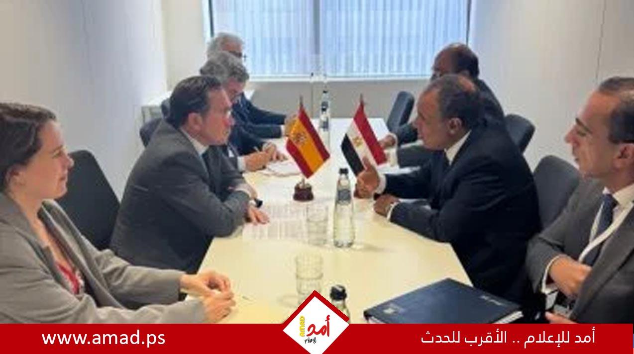 عبد العاطي يجدد موقف مصر الرافض لتهجير الفلسطينيين من أرضهم