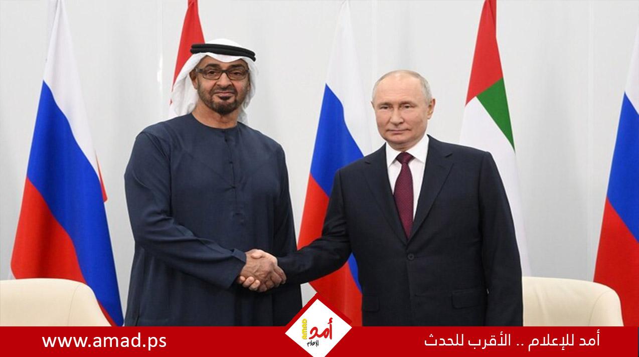 بوتين وبن زايد يبحثان تداعيات العدوان على إيران ويدعوان لوقف فوري لإطلاق النار