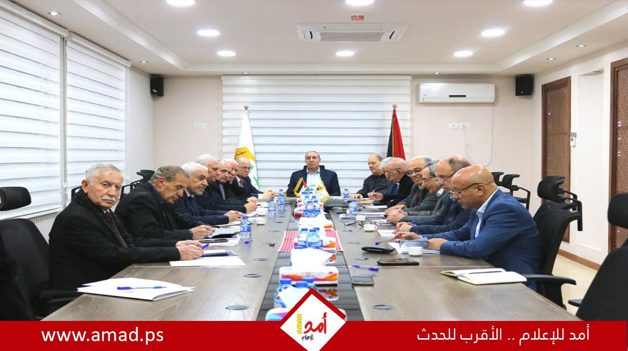 تنفيذية منظمة التحرير: خطة وطنية لمواجهة تحديات المرحلة
