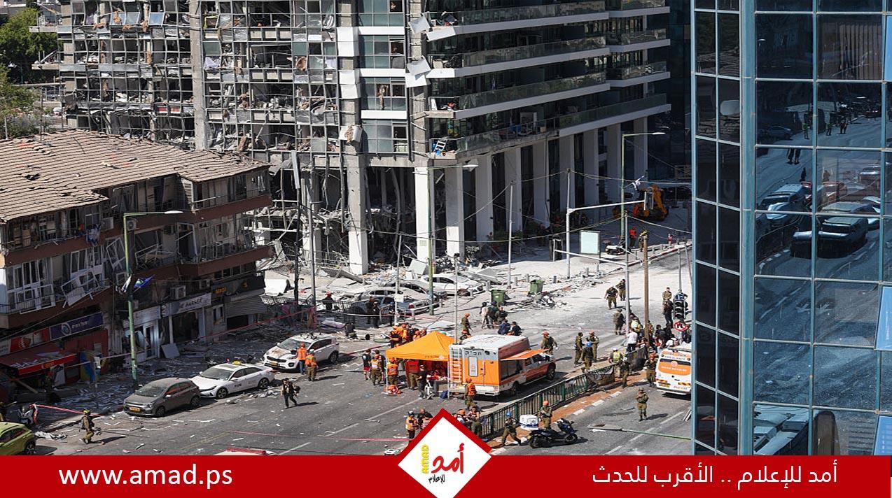 تقديرات إسرائيلية: إيران قصفت تل أبيب ومحيطها بصواريخ تحمل رؤوس عنقودية