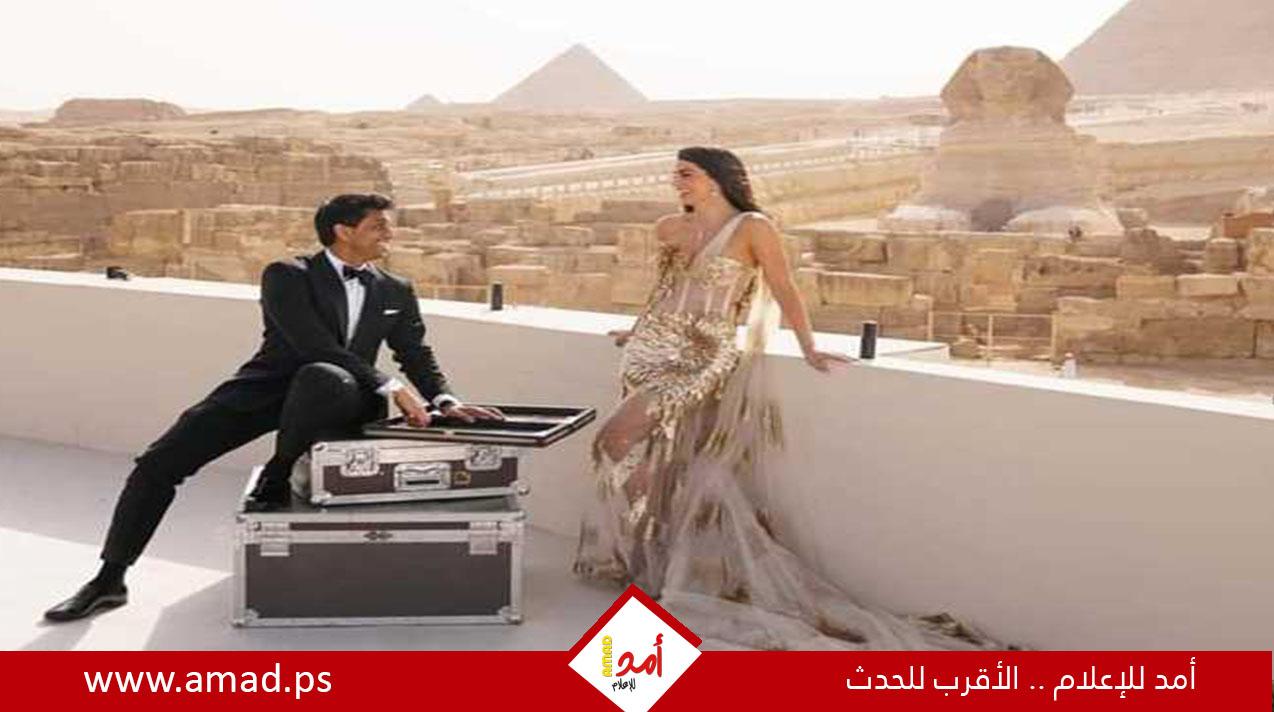 تفاصيل حفل الزفاف الأسطوري لـ الملياردير الهندي أنكور جين وزوجته عارضة الأزياء في الأهرامات