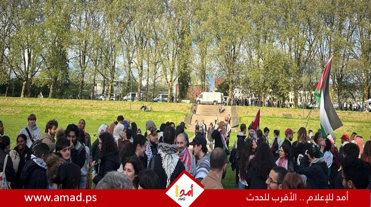 مظاهرات طلابية في برلين وكولونيا وخشية من انتقال الاحتجاجات إلى الجامعات الألمانية - صور