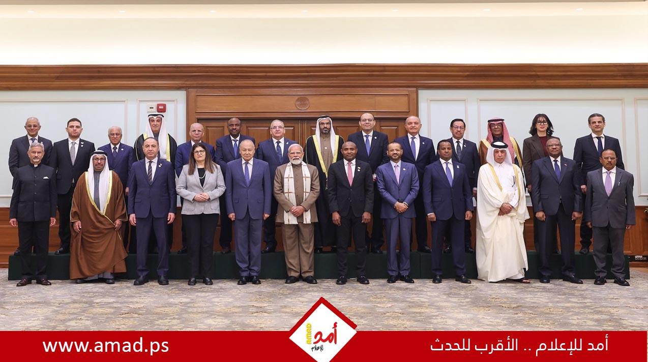 رئيس الوزراء الهندي يؤكد دعم بلاده المستمر والراسخ لـاشعب الفلسطيني