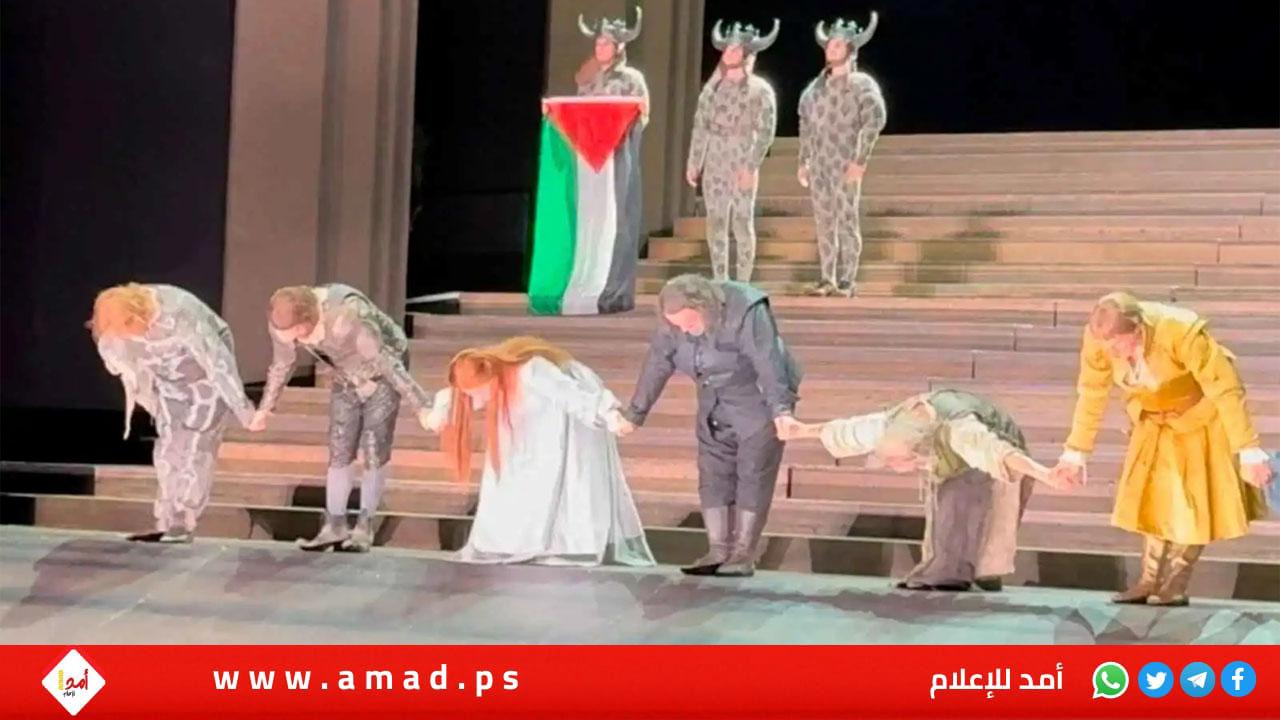 "أوبرا لندن" تشهد "مشاجرة" بسبب رفع علم فلسطين - فيديو