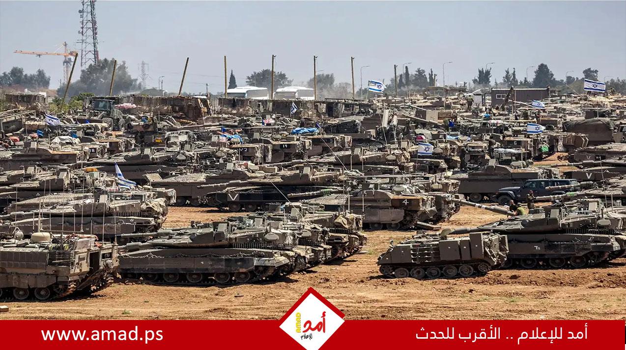 آليات جيش الاحتلال تتقدم في غرب رفح بجنوب قطاع غزة