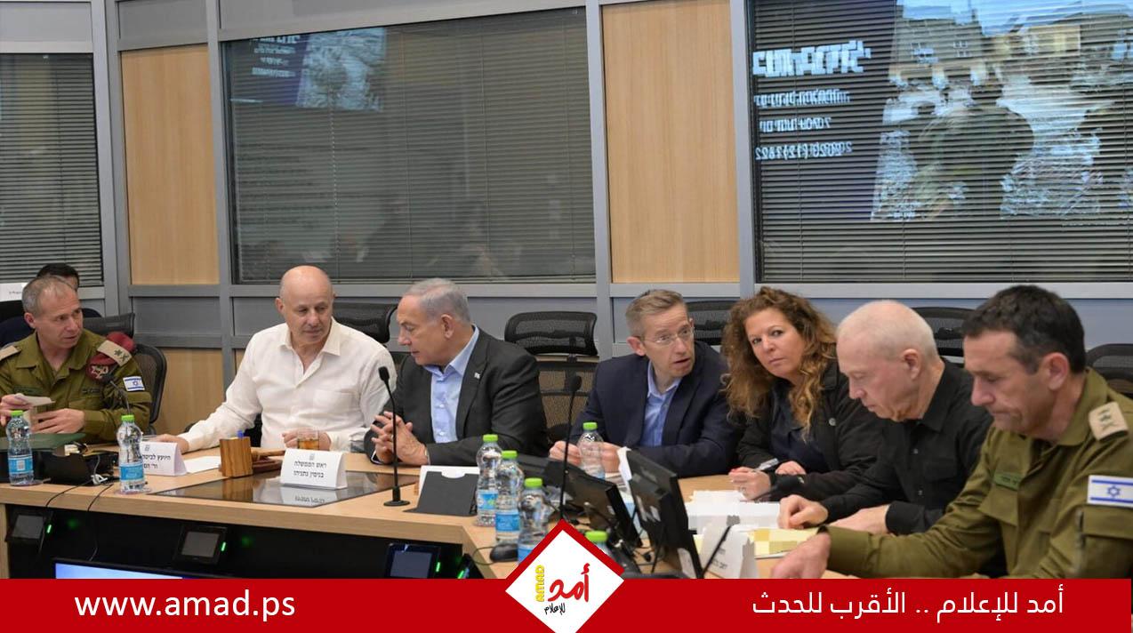 مصدر: "الأمني الإسرائيلي المصغر" بحث الرد على إيران وطرد عائلات فلسطينيين