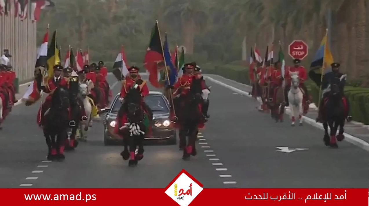 تفاصيل مراسم الاستقبال الأسطوري للرئيس المصري "السيسي" في الكويت - فيديو