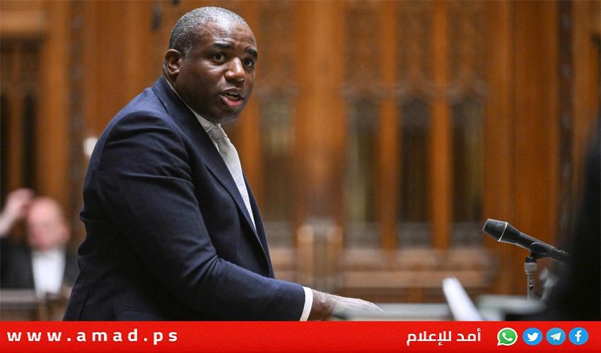 نائب رئيس الوزراء البريطاني ديفيد لامي يعلن استقالته 