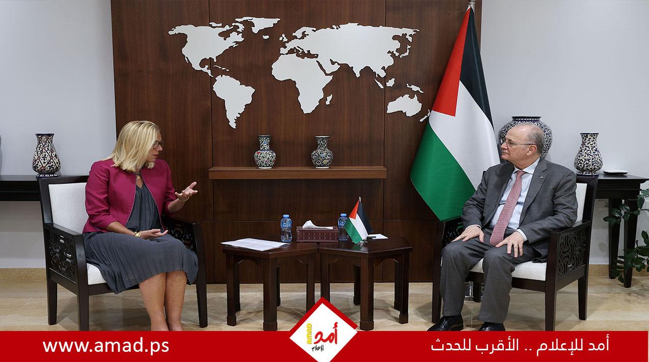مصطفى يبحث مع المنسقة الأممية للشؤون الإنسانية وإعادة الإعمار في غزة التطورات والتنسيق المشترك