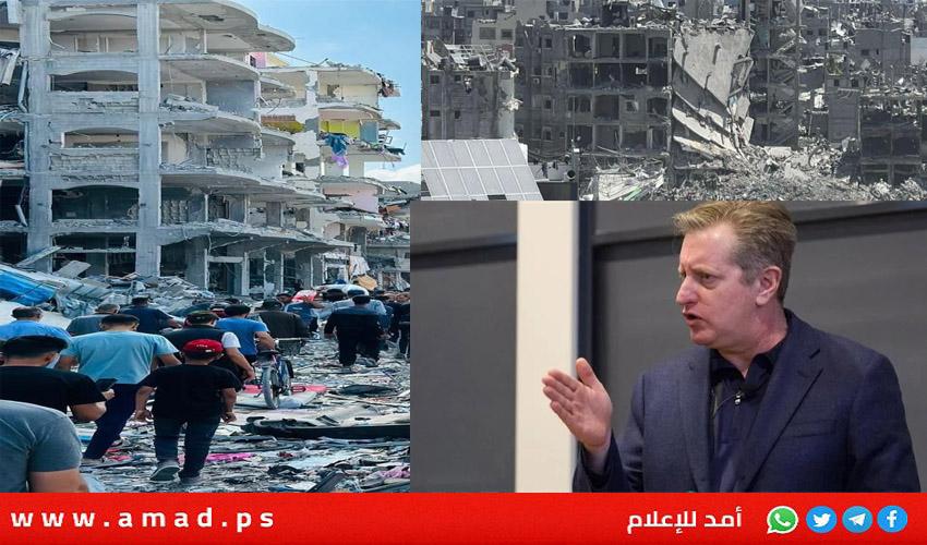 شركة أمريكية توقف مدير صندوق بسبب منشور يحتفل فيه بدمار غزة