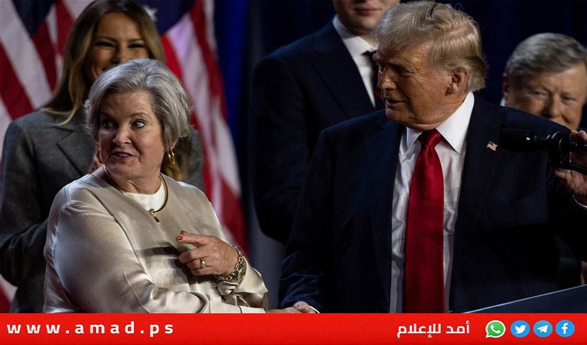 ترامب يعين "المرأة الحديدية" وايلز كبيرة موظفي البيت الأبيض