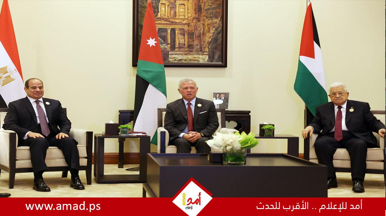 الرئيس عباس يجري اتصالات هاتفية بالسيسي والملك عبد الله الثاني