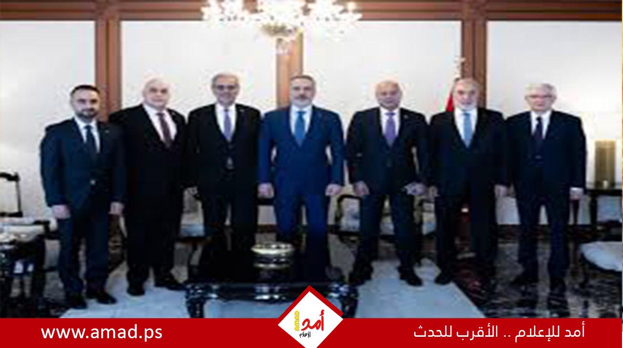 تحرك تركي جديد بشأن غزة.. فيدان يبحث مع علي شعث ترتيبات الإدارة المدنية للقطاع