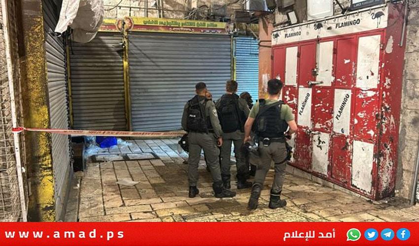 إصابة جندي من جيش الاحتلال في عملية طعن بالقدس المحتلة - فيديو