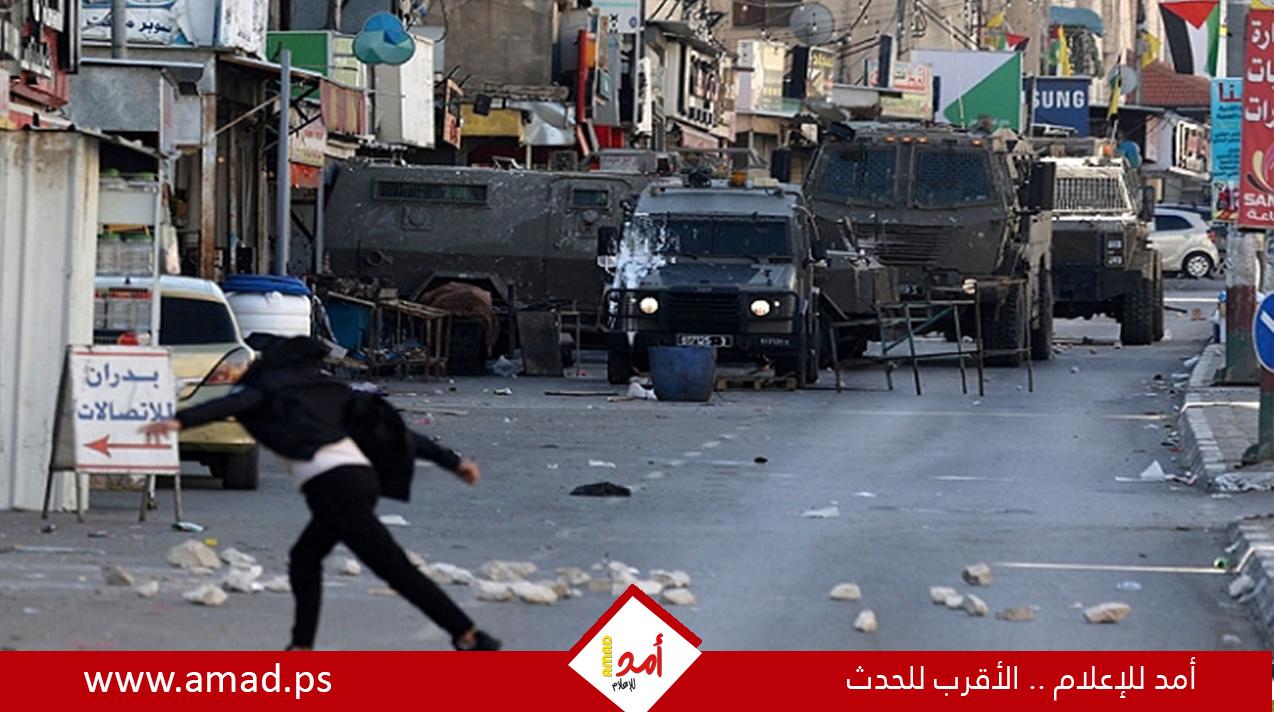 قوات الاحتلال تغتال طفل وتصيب آخرين خلال اقتحامها نابلس
