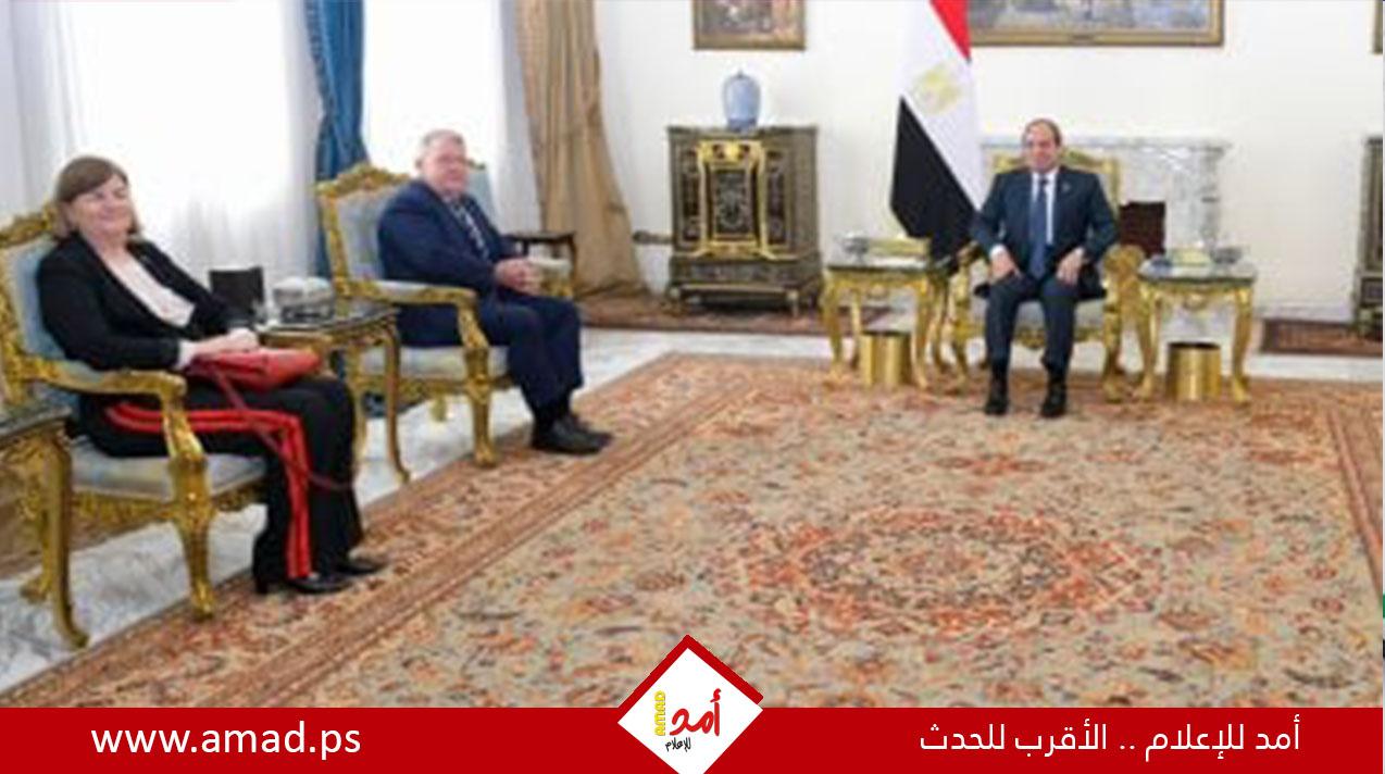 خلال لقائه وزير خارجية الدنمارك..السيسى يؤكد ضرورة تغليب مسار التهدئة والتوصل لوقف إطلاق النار بغزة