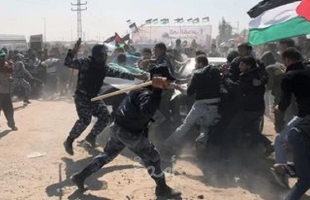 نقابة الصحفيين الفلسطينين تستنكر اعتداء أمن حماس على طواقم صحفية في غزة