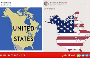 ترامب يصدر خريطة جديدة للولايات المتحدة تظهر فيها كندا وغرينلاند
