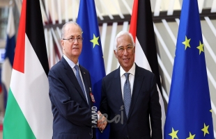 مصطفى يبحث مع رئيس المجلس الأوروبي سبل دعم جهود الحكومة للإغاثة الطارئة في غزة