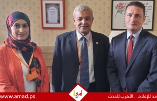 رئيس الهلال الأحمر الفلسطيني يبحث مع وزير الصحة البريطاني التحديات الصحية في فلسطين
