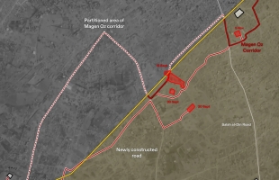 الأقمار الصناعية ترصد بناء مواقع عسكرية إسرائيلية تغير خريطة قطاع غزة