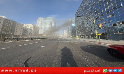 اعتراض صاروخ إيراني في تل أبيب الكبرى والقدس - فيديو