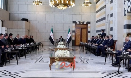 الشرع: تكامل سوريا ومصر أساسي لاستقرار المنطقة.. وتربيت في بيت "ناصري"